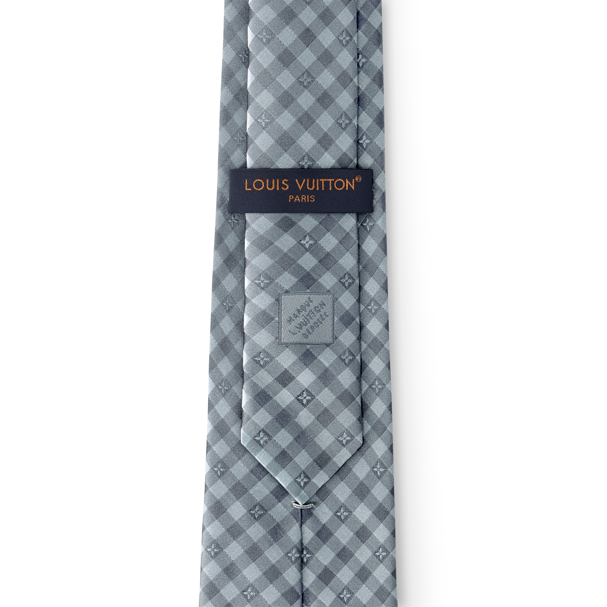 Flowers Check Tie S00 - For Men | LOUIS VUITTON